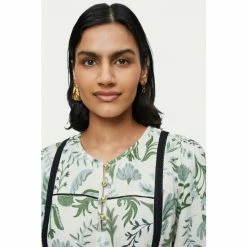 Jigsaw Green Botanist Floral Linen Dress -Jigsaw store unnamed file 389