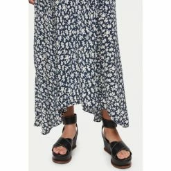 Jigsaw Blue Cottage Ditsy Pleated Dress -Jigsaw store unnamed file 426