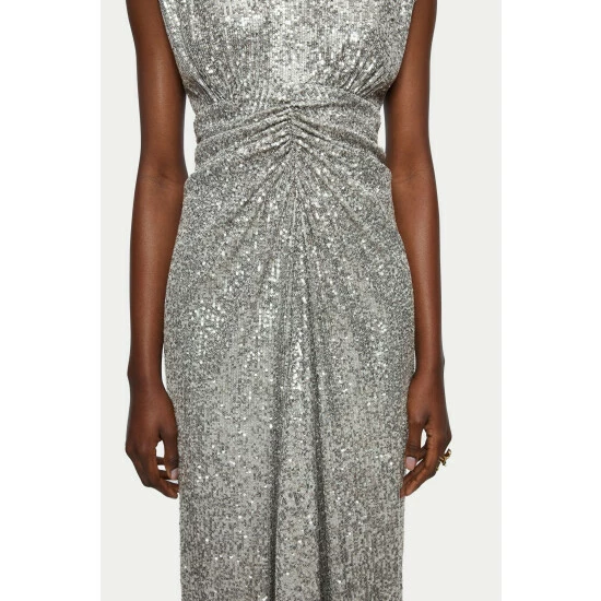 unnamed-file-442.jpg Jigsaw Silver Sequin Ruched Midi Dress -Jigsaw store unnamed file 442