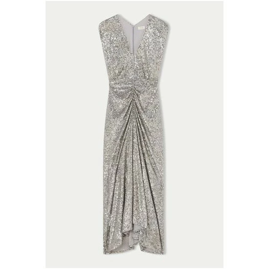 unnamed-file-444.jpg Jigsaw Silver Sequin Ruched Midi Dress -Jigsaw store unnamed file 444