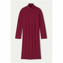 Jigsaw Red Ribbed Slouchy Jumper Dress -Jigsaw store unnamed file 483