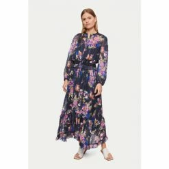 Jigsaw Blue Wild Rose Maxi Dress