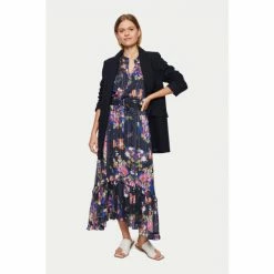 Jigsaw Blue Wild Rose Maxi Dress -Jigsaw store unnamed file 496