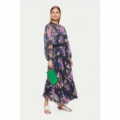 Jigsaw Blue Wild Rose Maxi Dress -Jigsaw store unnamed file 497