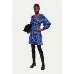 Jigsaw Blue Baroque Arms Short Dress -Jigsaw store unnamed file 502