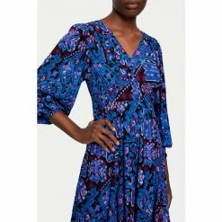 Jigsaw Blue Baroque Arms Short Dress -Jigsaw store unnamed file 503