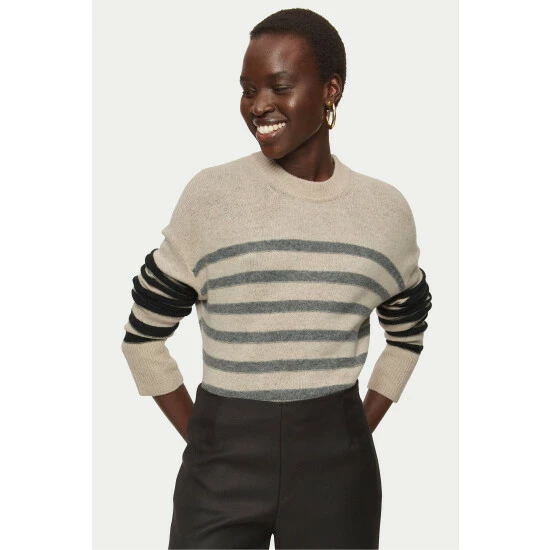 unnamed-file-60.jpg Jigsaw Cream Merino Cashmere Stripe Jumper -Jigsaw store unnamed file 60