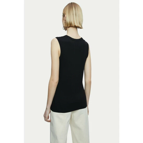 unnamed-file-608.jpg Jigsaw Sleeveless Slinky T-Shirt Black -Jigsaw store unnamed file 608