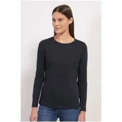 Jigsaw Supima Cotton Long Sleeve T-Shirt White -Jigsaw store unnamed file 624