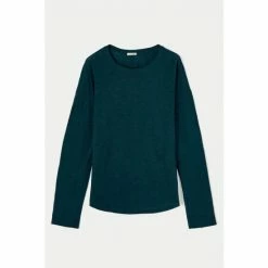 Jigsaw Green Cotton Slub Long Sleeve T-Shirt 6 Jigsaw Green Cotton Slub Long Sleeve T-Shirt -Jigsaw store unnamed file 655