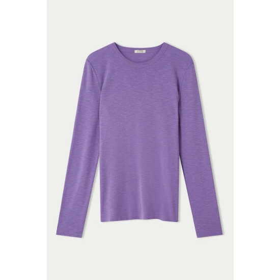 unnamed-file-695.jpg Jigsaw Purple Cotton Luxe Long Sleeve T-Shirt -Jigsaw store unnamed file 695