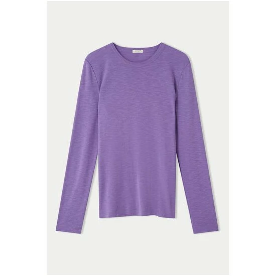 unnamed-file-696.jpg Jigsaw Purple Cotton Luxe Long Sleeve T-Shirt -Jigsaw store unnamed file 696