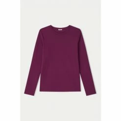 Jigsaw Purple Supima Cotton Long Sleeve T-Shirt -Jigsaw store unnamed file 701