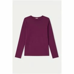 Jigsaw Purple Supima Cotton Long Sleeve T-Shirt -Jigsaw store unnamed file 702