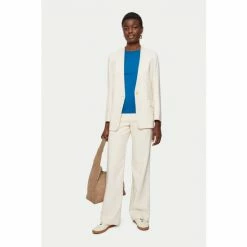 Jigsaw Cobalt Supima Cotton Long Sleeve T-Shirt 2 Jigsaw Cobalt Supima Cotton Long Sleeve T-Shirt -Jigsaw store unnamed file 723