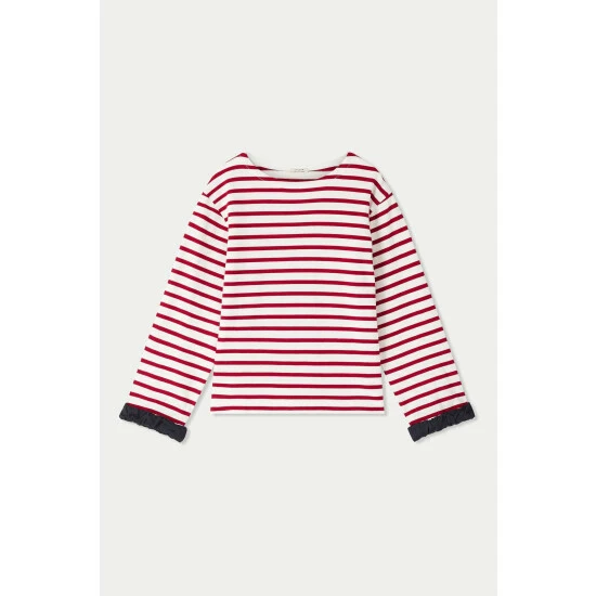 unnamed-file-731.jpg Jigsaw Red Satin Cuff Breton Top -Jigsaw store unnamed file 731