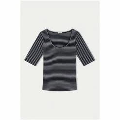 Jigsaw Breton Ballet Neck T-Shirt Blue 6 Jigsaw Breton Ballet Neck T-Shirt Blue -Jigsaw store unnamed file 745
