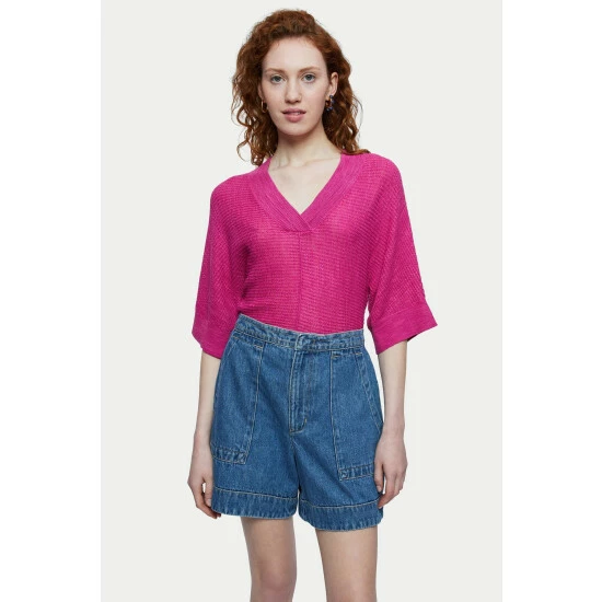unnamed-file-76.jpg Jigsaw Pink Linen Cotton Slouchy Jumper -Jigsaw store unnamed file 76