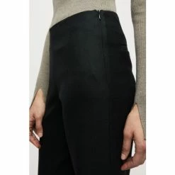 Jigsaw Black Blake Wool Twill Trousers -Jigsaw store unnamed file 781