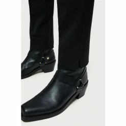 Jigsaw Black Paris Slim Tapered Trousers -Jigsaw store unnamed file 786