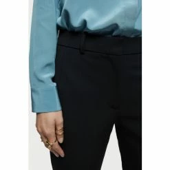 Jigsaw Black Paris Slim Tapered Trousers -Jigsaw store unnamed file 787