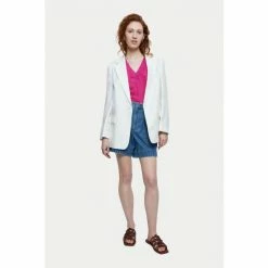 Jigsaw Pink Linen Cotton Slouchy Jumper 5 Jigsaw Pink Linen Cotton Slouchy Jumper -Jigsaw store unnamed file 81