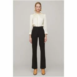 Jigsaw Modern Crepe Kick Hem Trousers