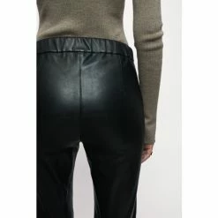 Jigsaw Black Stretch Leather Leggings -Jigsaw store unnamed file 830