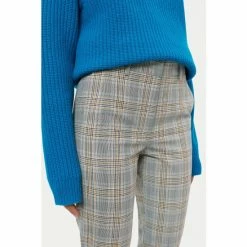 Jigsaw Grey Paris Check Slim Trousers -Jigsaw store unnamed file 841