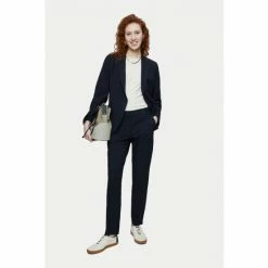 Jigsaw Blue Crosshatch Palmer Trousers 2 Jigsaw Blue Crosshatch Palmer Trousers -Jigsaw store unnamed file 845