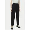 Jigsaw Black Fluid Twill Logan Trousers