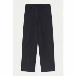 Jigsaw Grey Nevis Brushed Flannel Trousers 4 Jigsaw Grey Nevis Brushed Flannel Trousers -Jigsaw store unnamed file 869