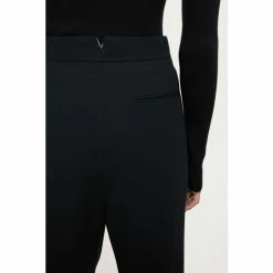 Jigsaw Black Chaplin Fluid Twill Trousers -Jigsaw store unnamed file 874