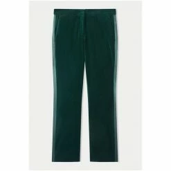 Jigsaw Green Mason Velvet Trousers -Jigsaw store unnamed file 899