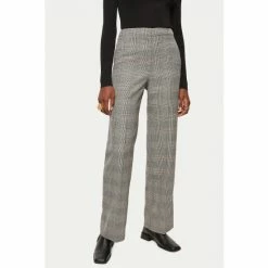Jigsaw Grey British Check Hale Trousers