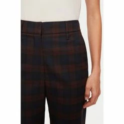 Jigsaw Purple Nevis Check Trousers -Jigsaw store unnamed file 921
