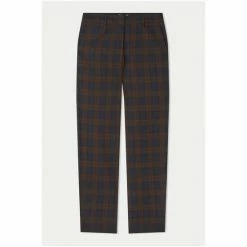 Jigsaw Purple Nevis Check Trousers -Jigsaw store unnamed file 923