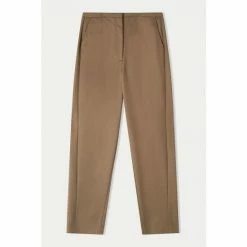 Jigsaw Fluid Twill Jagger Brown Trousers -Jigsaw store unnamed file 934