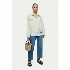 Jigsaw White Linen Ruffle Top -Jigsaw store unnamed file 955