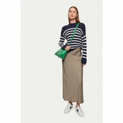 Jigsaw Blue Merino Cashmere Stripe Jumper -Jigsaw store unnamed file 98